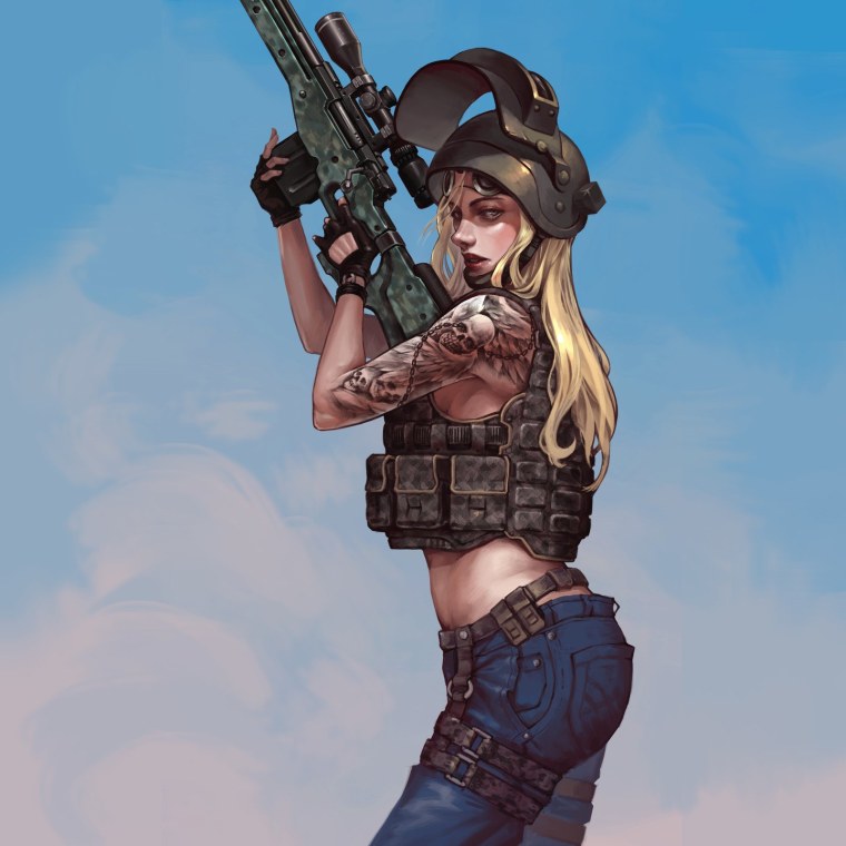 ПАБГ персонажи арт