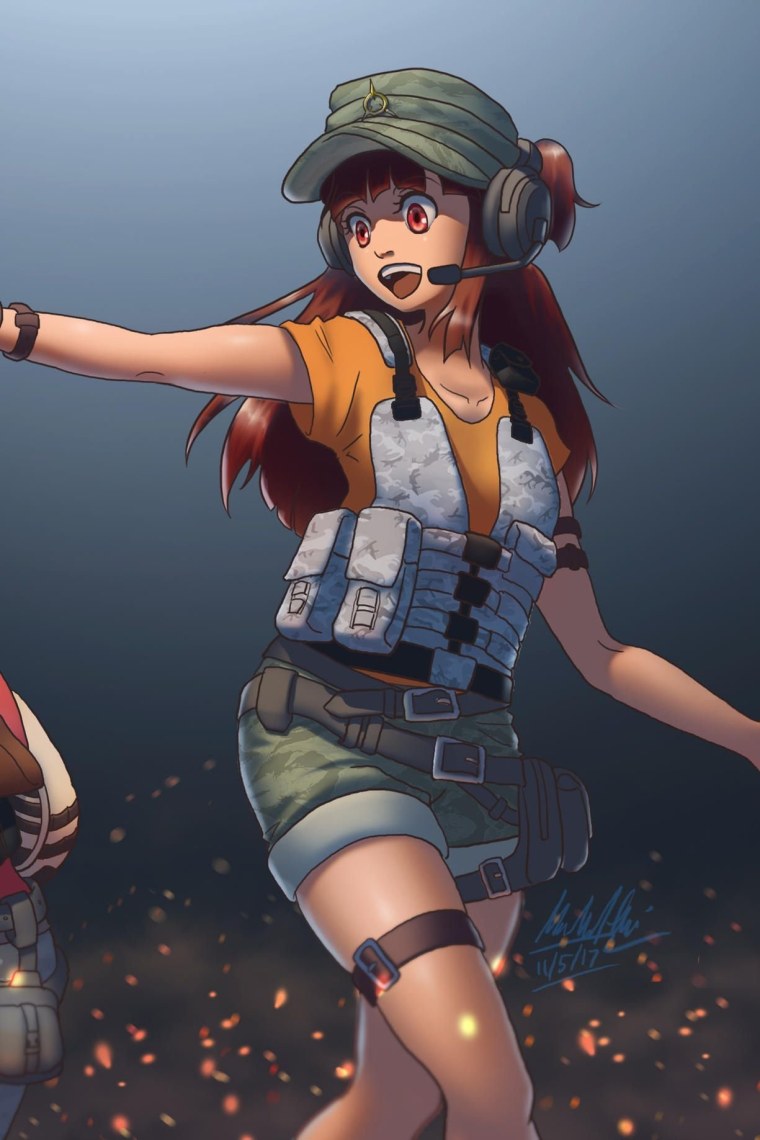 ПАБГ Сара арт