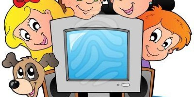 Компьютер рисунок для детей