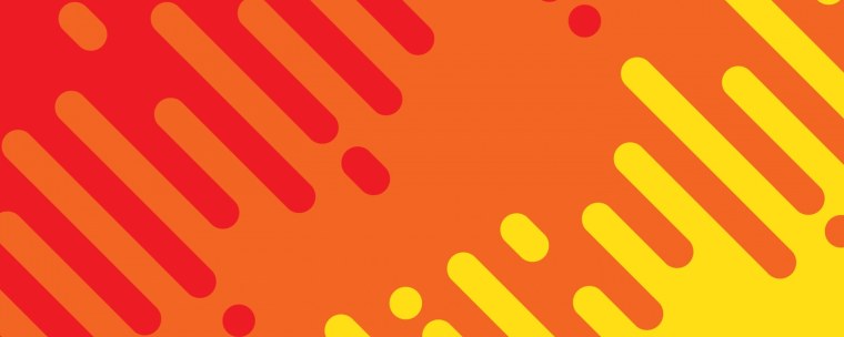 Оранжевый баннер для канала