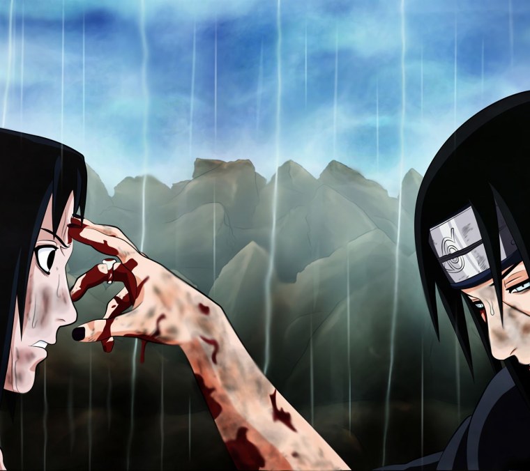 Аниме Наруто смерть Итачи