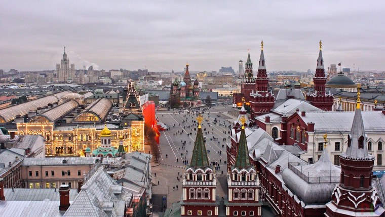 Московский Кремль сверху