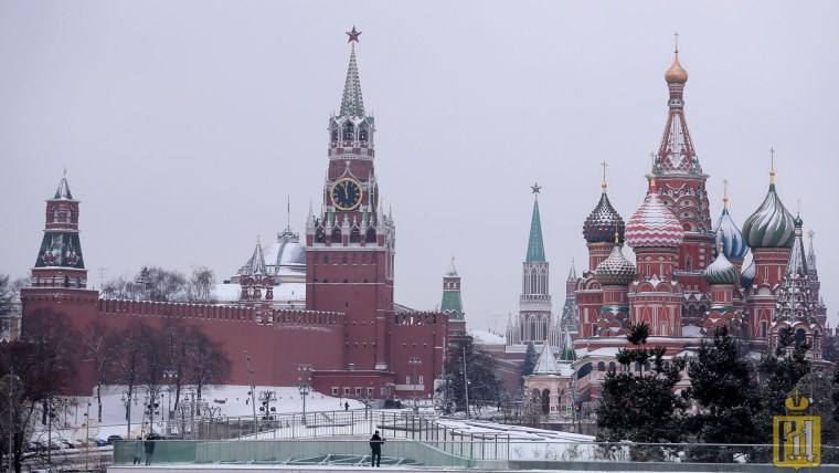 Московский Кремль с высоты птичьего полета