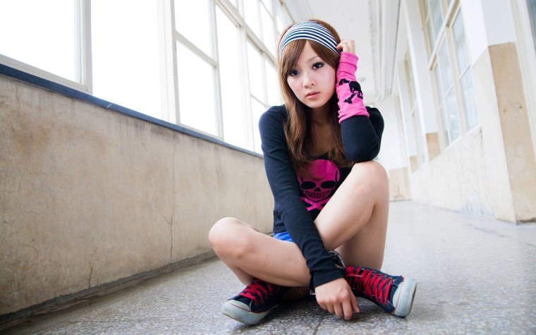 Девушка няшка