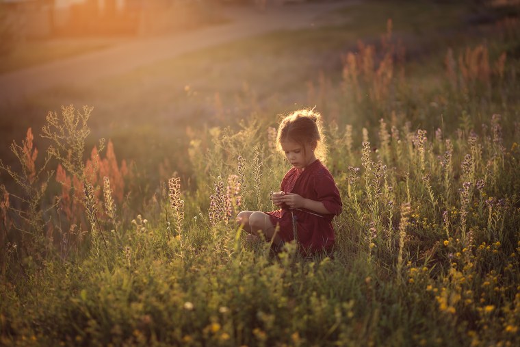 Дети в поле
