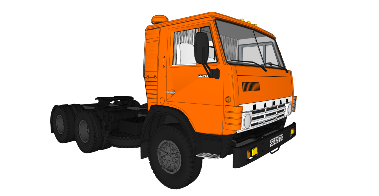 КАМАЗ 5511 вектор