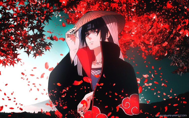 Аниме Наруто Итачи Учиха Акацуки