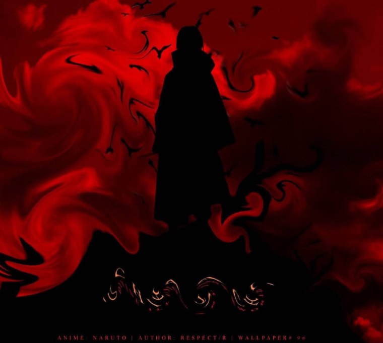 Итачи Учиха красный