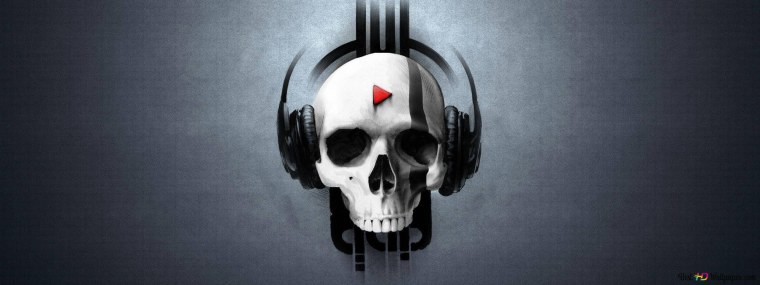 Наушники с черепом