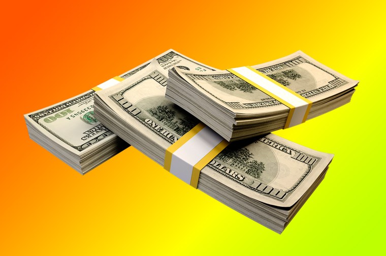 Деньги на прозрачном фоне