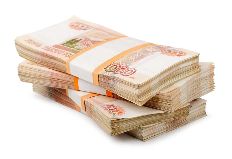 Пачка рублей