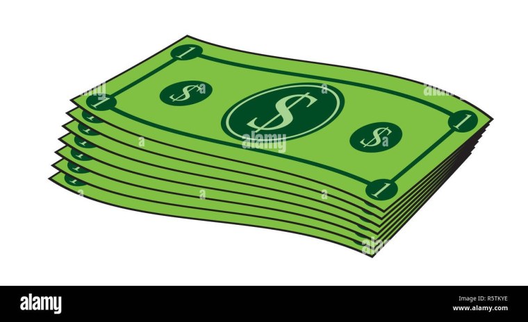 Пачка денег мультяшная