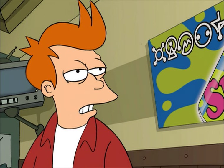 Фрай Футурама скрины