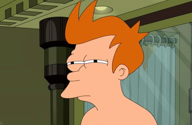 Филип Фрай прищур