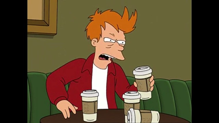 Футурама Фрай кофе