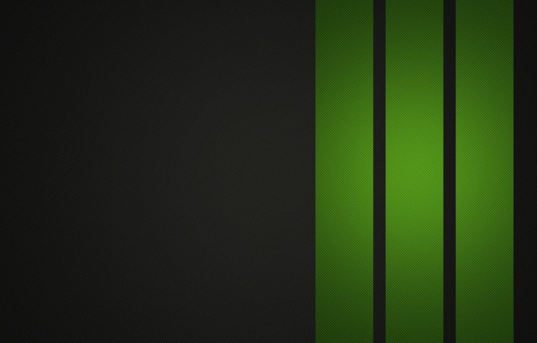 Черный с зеленым