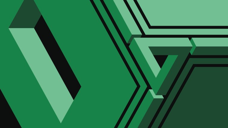 Зеленый фон Минимализм