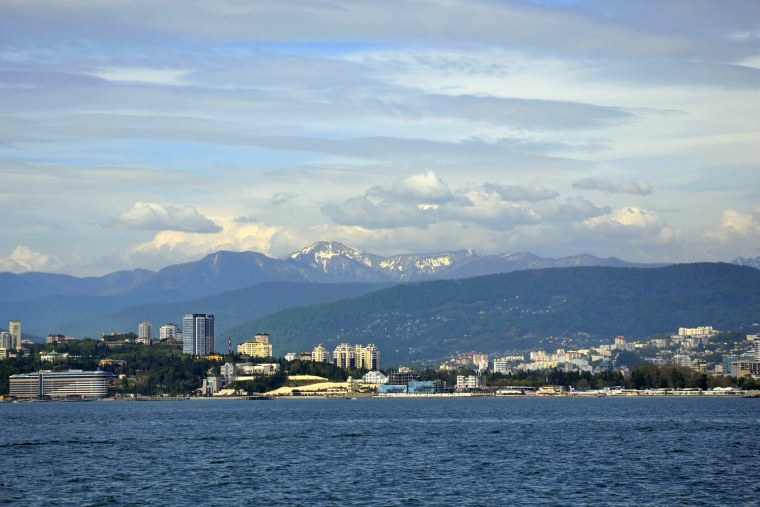 Адлер море горы