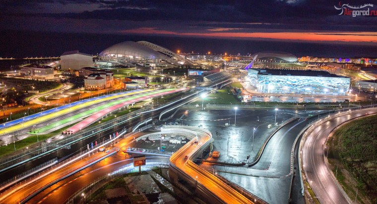 Аэросъемка Сочи Олимпийский парк