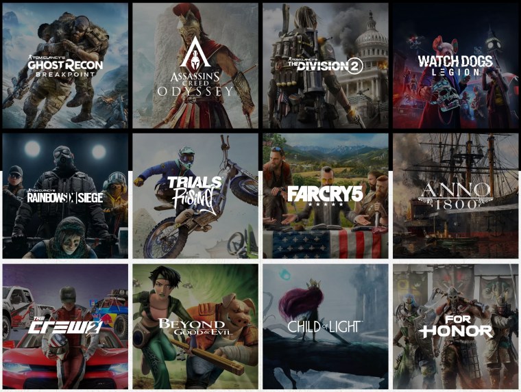 Игры от юбисофт