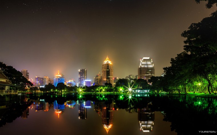 Бангкок город ночью