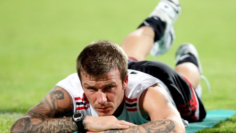 Дэвид Бекхэм спорт