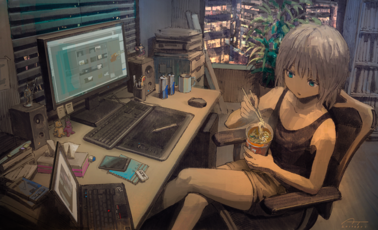 Аниме за компьютером