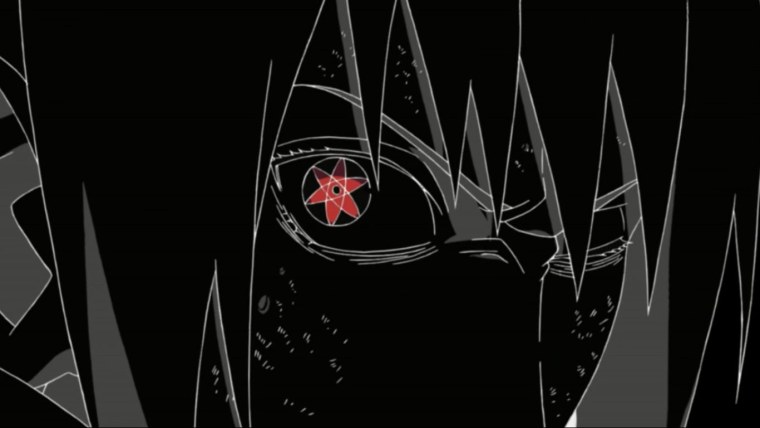 Итачи Учиха Шаринган гиф