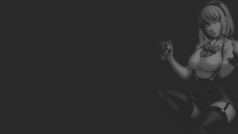 Черные обои аниме