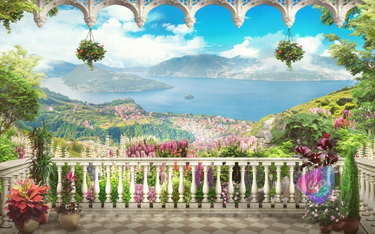 Фрески Апплико вид на море