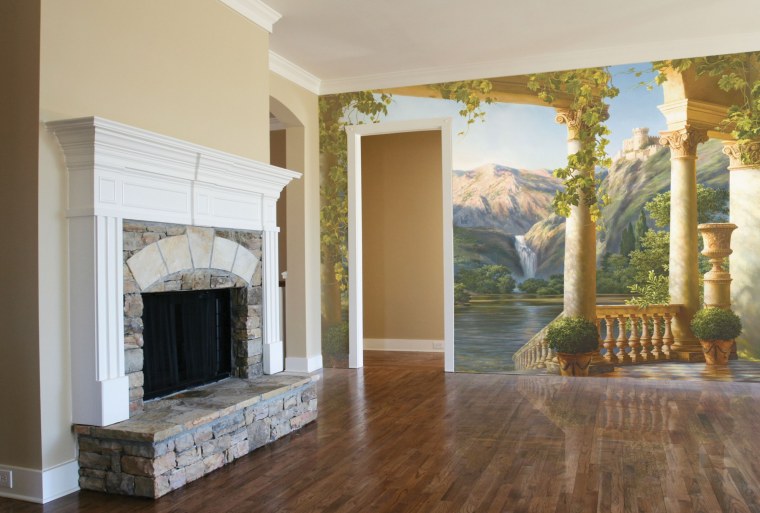 Фрески в интерьере