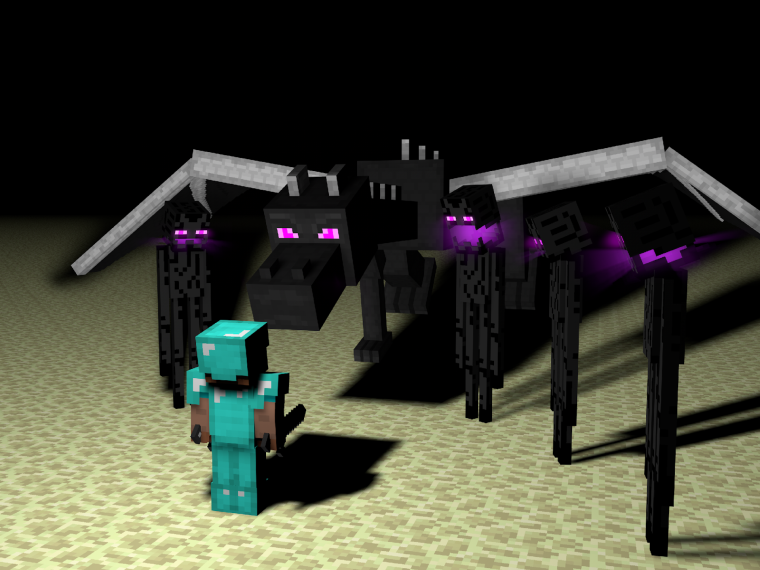 ЭНДЕРМЕН И ЭНДЕР дракон