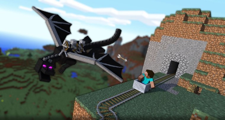 Стив и ЭНДЕР дракон