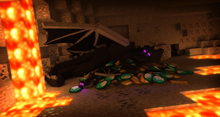 Пещера дракона майнкрафт