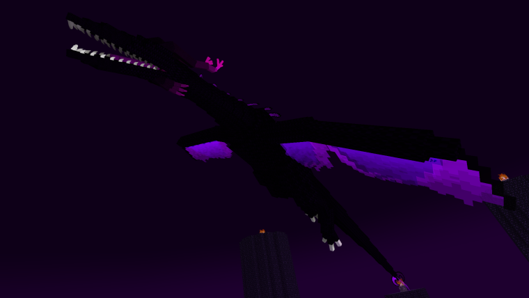 Майнкрафт ЭНДЕР дракон МУТАНТ