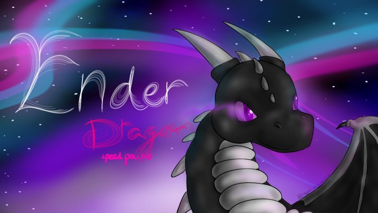 Обои с ЭНДЕР драконом на рабочий стол