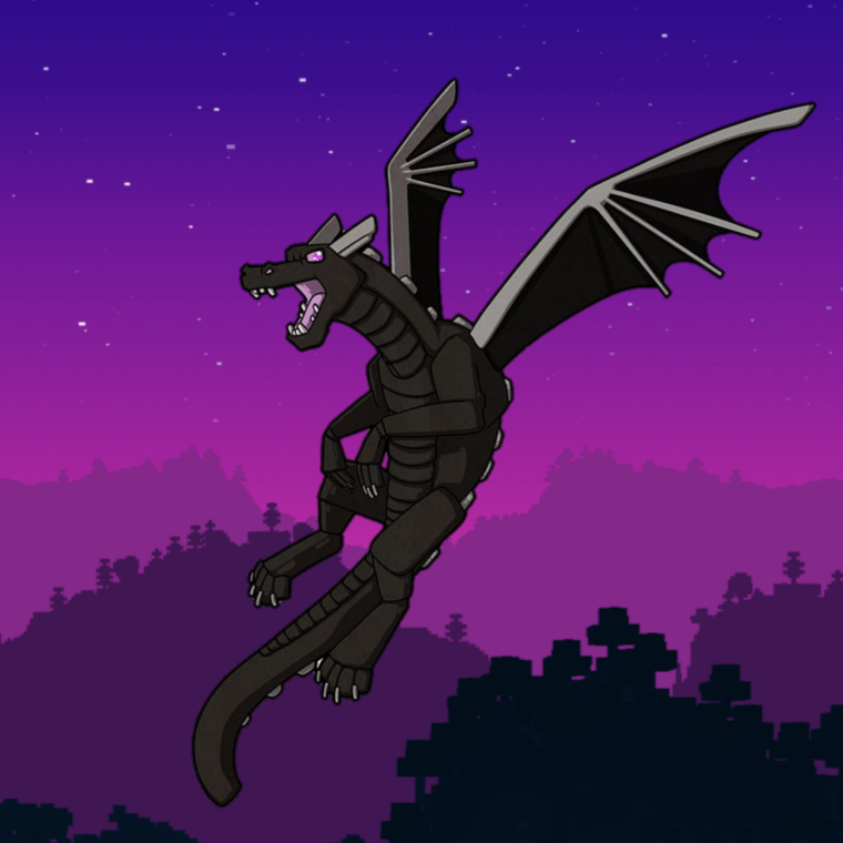 Майнкрафт ЭНДЕР дракон