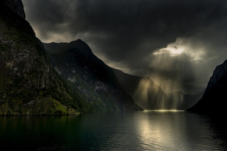 Ночные фьорды Норвегия