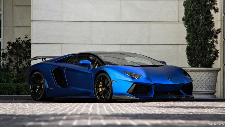 Рахим синий Ламборгини