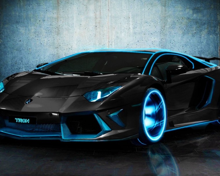 Ламборджини Aventador LP 700-4 синяя