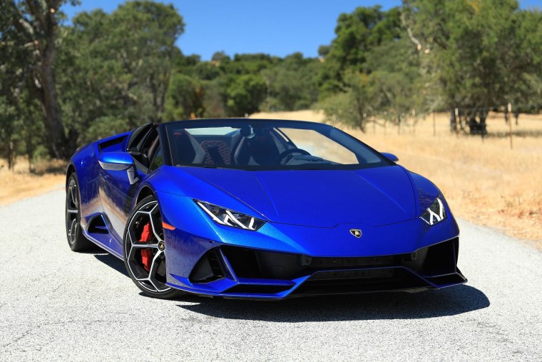 Lamborghini Huracan EVO синяя