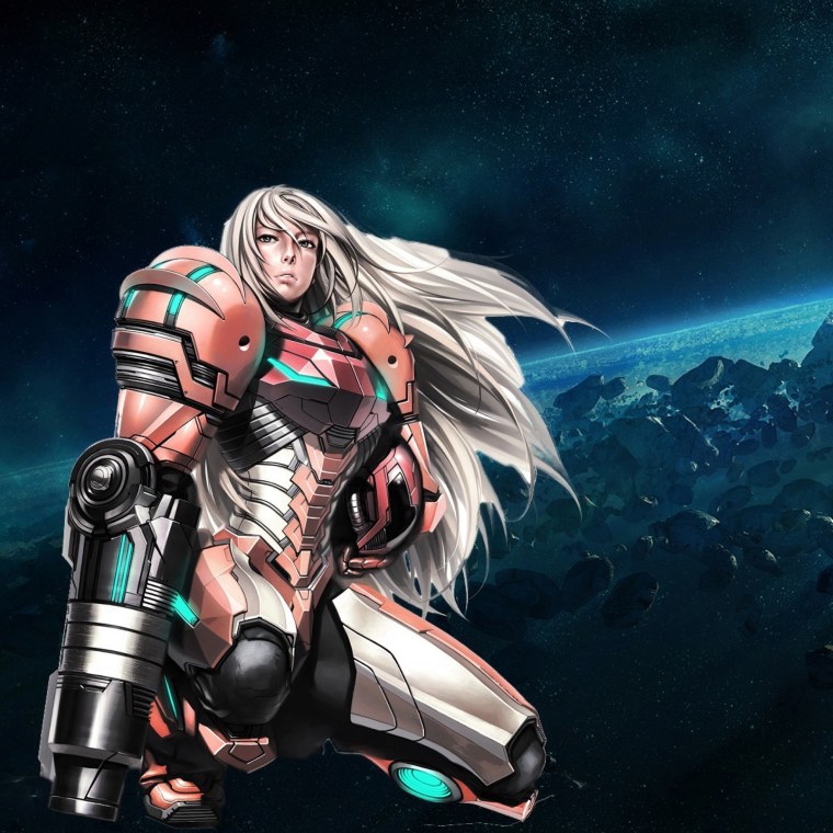 Самус Аран бластер броня