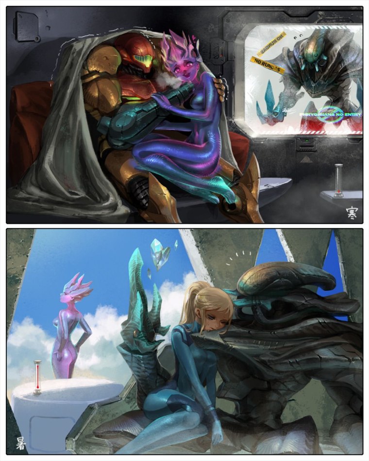 Метроид Самус Аран big ass