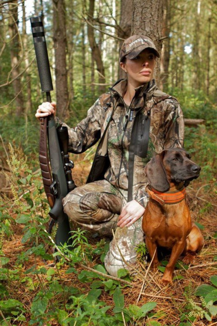 Женщина охотник