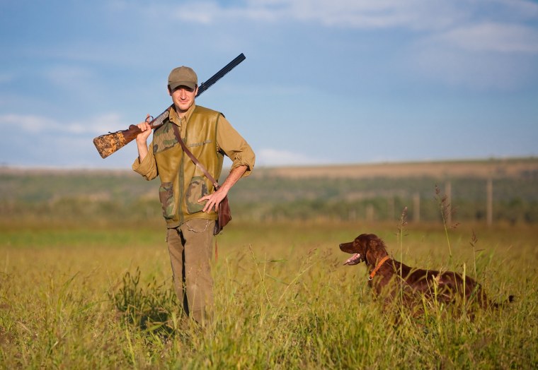 Охотник с винтовкой