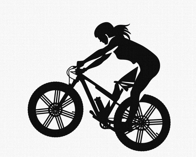 Велосипедист вектор