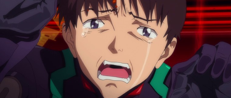 Синдзи Икари сидит