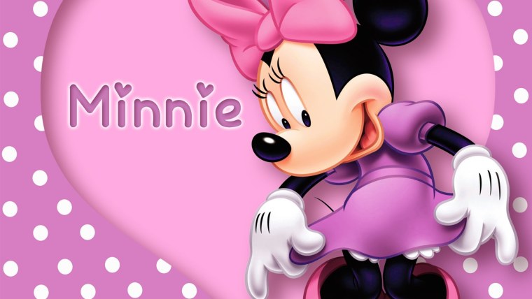 Минни Маус с розовым бантом