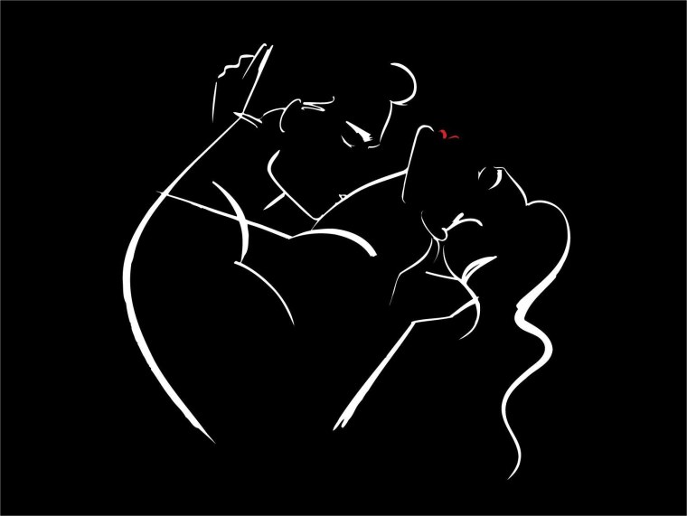 Влюбленные на закате