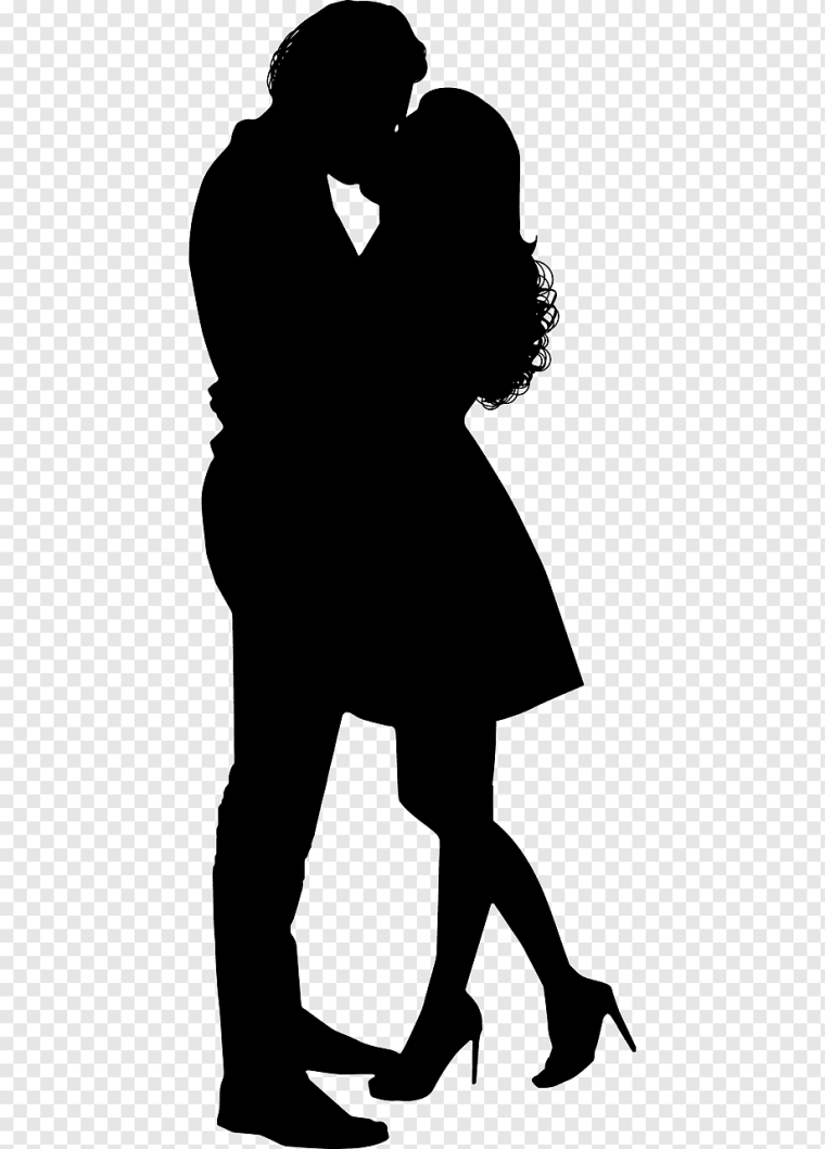 Силуэты влюбленных